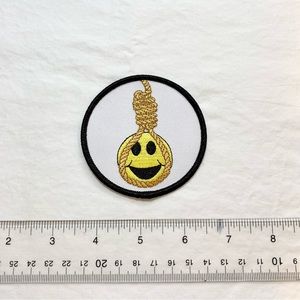 Smiley Face with Noose Sew On Patch